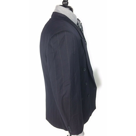 Pal Zileri Pinstripe Mens Suit Double Breasted - Picture 6 of 8